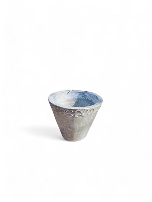 Floral Medium Whitewash Finish - H300mm x W400mm - 9Kg