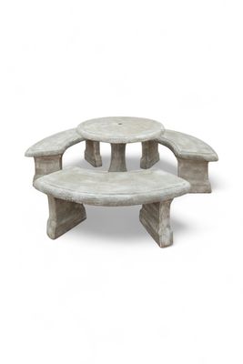 Classic Table Set Large - 11 Piece - Table W1200mm x H720mm - 676kg