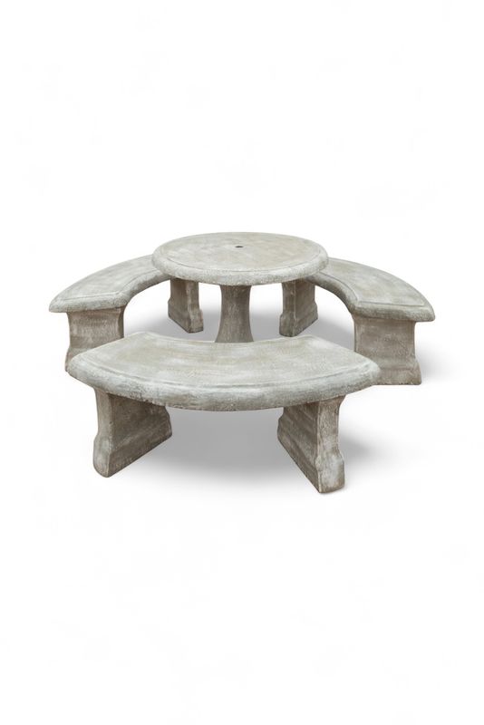 Classic Table Set Large - 11 Piece - Table W1200mm x H720mm - 676kg