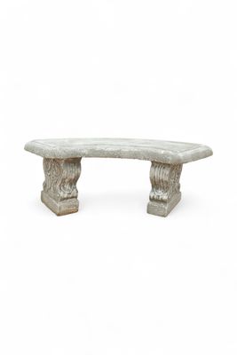 Scroll Curved Bench - 3 Piece - W1306mm x H440mm - 163kg