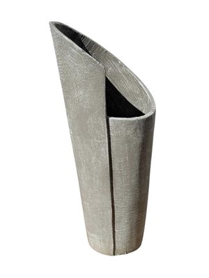 Valery Vase Large Whitewash Finish - H930mm - 22kg