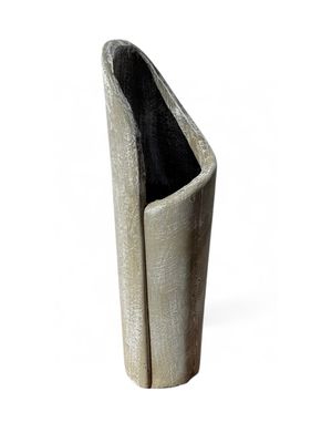 Valery Vase Medium Whitewash Finish - H690mm - 13kg