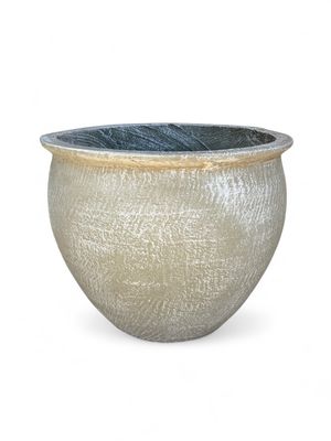 Andries Pot Round Large Whitewash Finish - H4000mm - 19kg