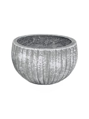 Hekla Pot Medium Whitewash Finish - H230mm x W370mm - 9kg