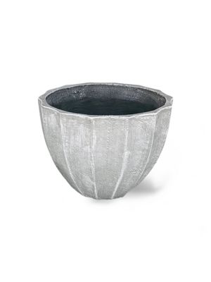 Godiva Pot Small Whitewash Finish - H220mm x W340mm - 6kg