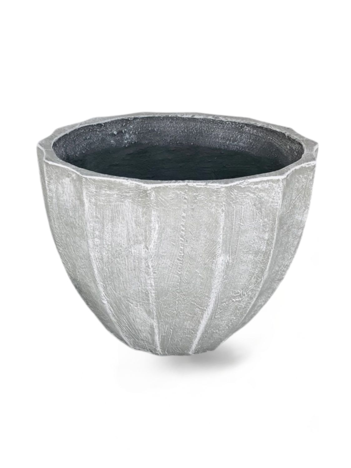 Godiva Pot Medium Whitewash Finish - H320mm x W430mm - 10kg