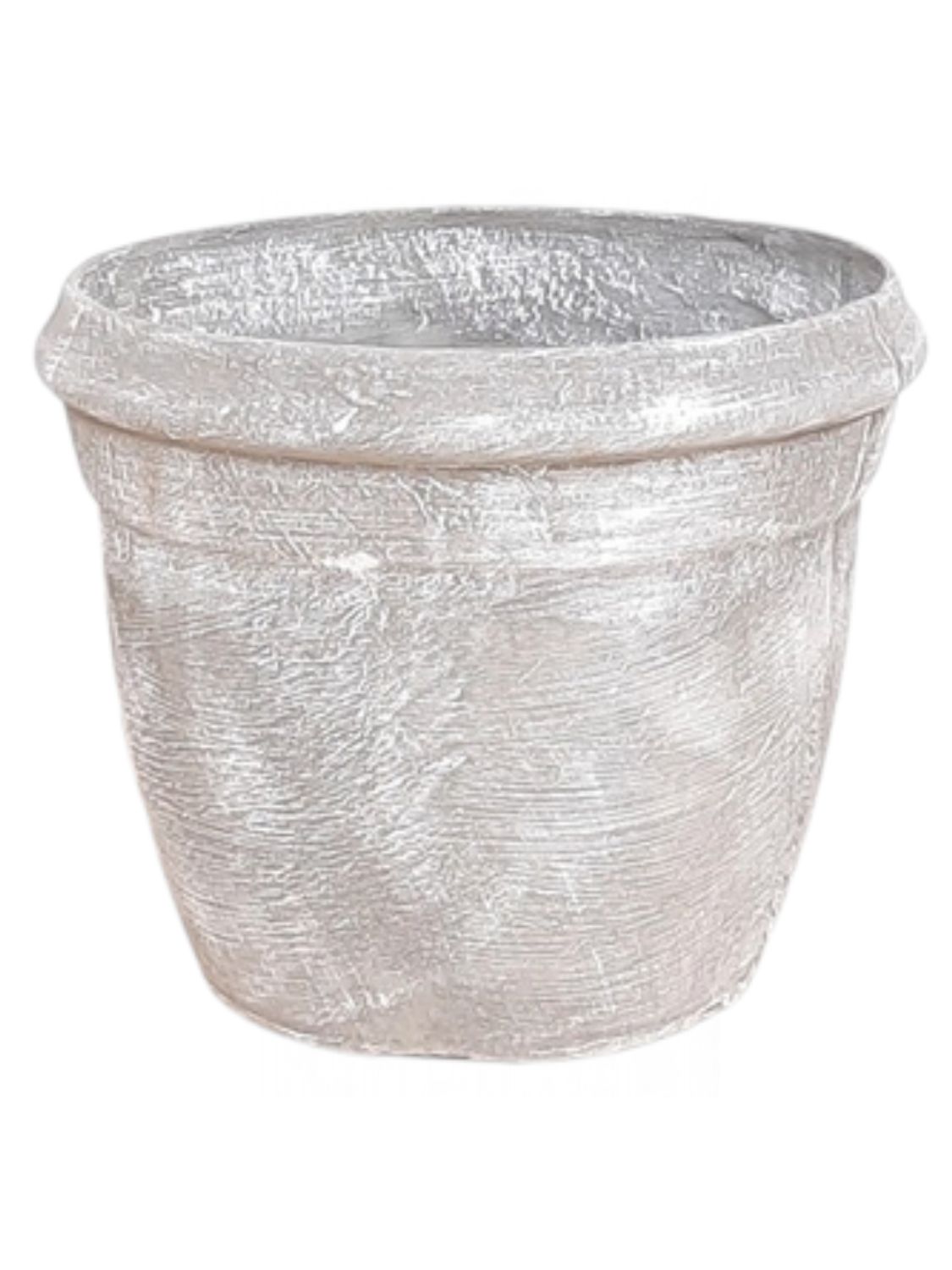 Elvin Pot Large Whitewash Finish - H380mm x W450mm - 22Kg