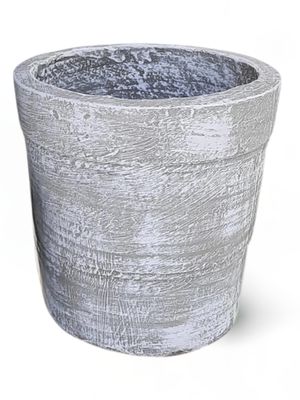 Violet Pot Large Whitewash Finish - H340mm - 13kg