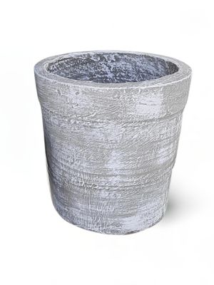 Violet Pot Medium Whitewash Finish - H250mm - 6kg
