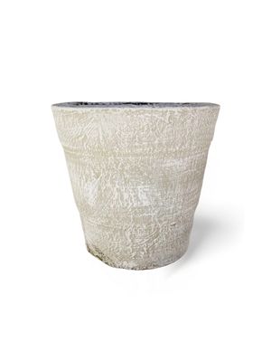 Violet Pot Small Whitewash Finish - H180mm - 4kg