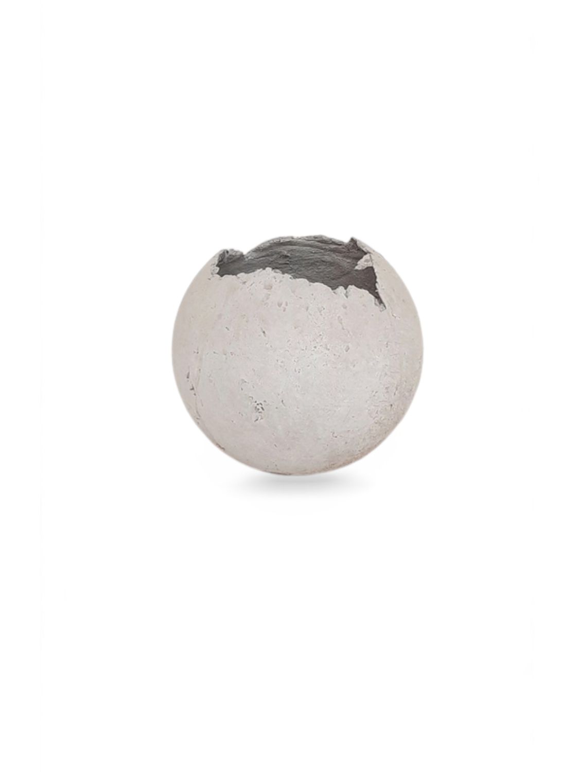 Garden Globe Round Pot X-Small Cement Finish - H290mm x W290mm - 5kg