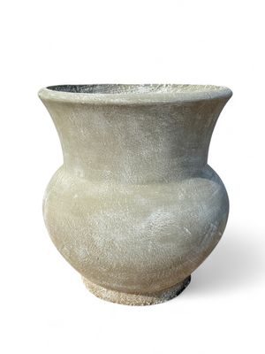 Moné Jar Whitewash Finish - H600 x W570mm - 32kg