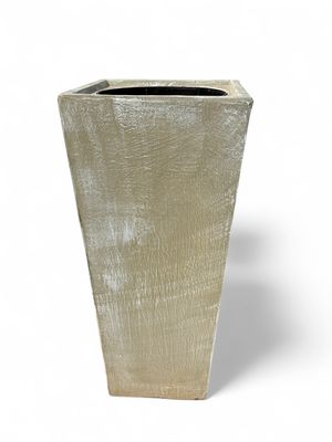 Square Slim Pot with Liner X-Large Whitewash Finish - L1007mm x W500mm - 83kg