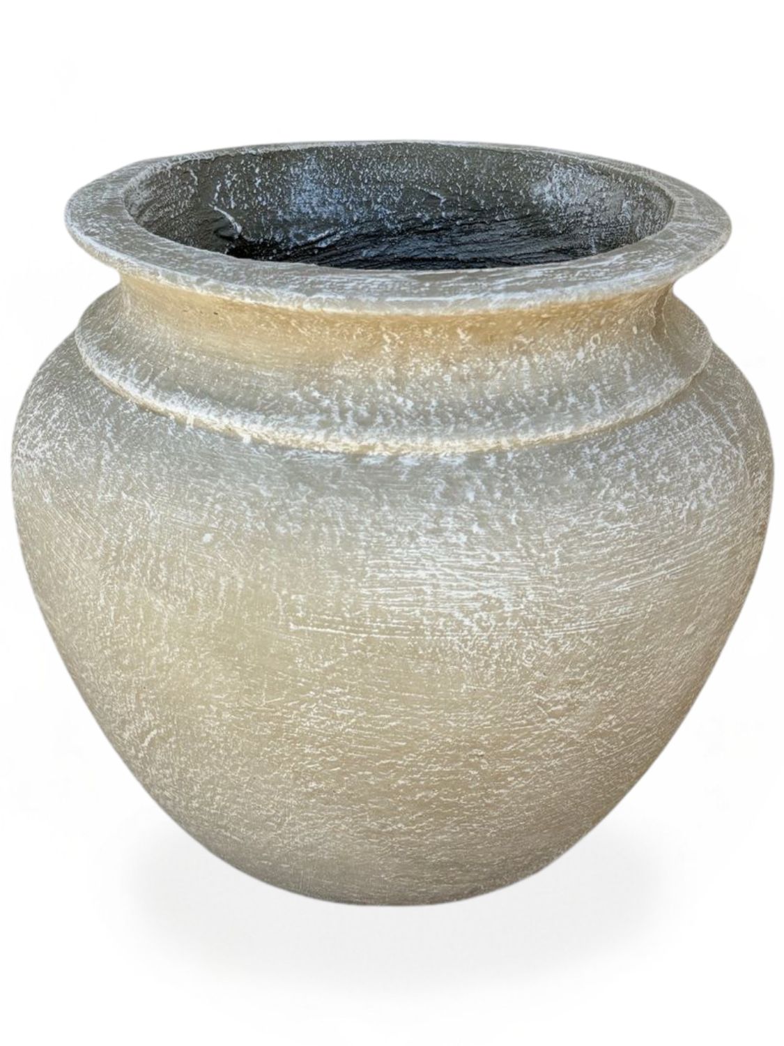 Ouma Pot Whitewash Finish - H340mm x W300mm - 12kg