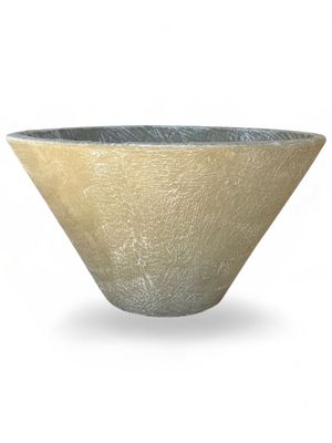 Tshepo Pot Whitewash Finish - H300mm - 12kg
