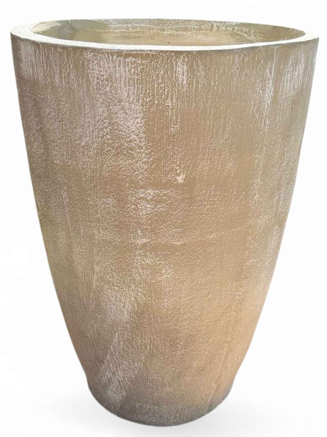 Bergmann&#39;s Pot Extra Large Whitewash Finish - H910mm x W630mm - 60kg