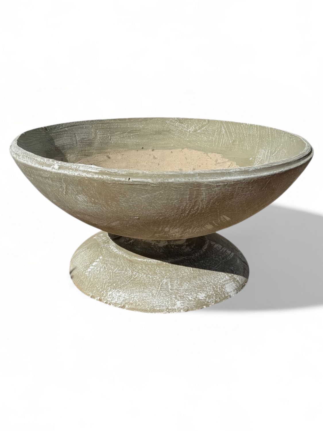 Amica Flower Pot Whitewash Finish - H380mm x W720mm - 40kg