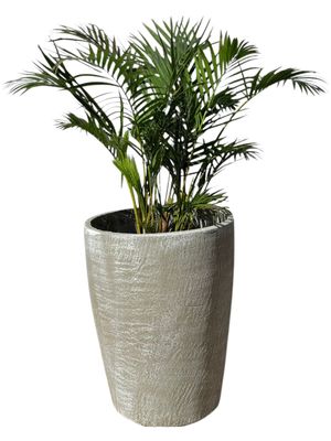 Maggie Round Pot Large Whitewash Finish - H600mm x W490mm - 30kg