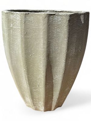 Jackie Pot Large Whitewash Finish - H680mm x W550mm - 29kg