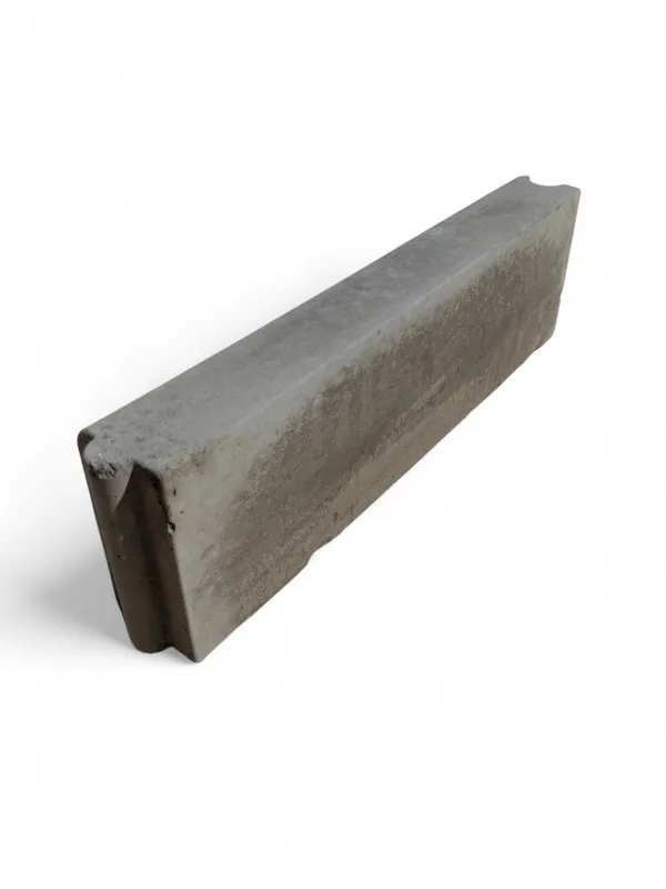 Interlocking Garden Edging Black - L500mm - H150mm - W80mm 12kg
