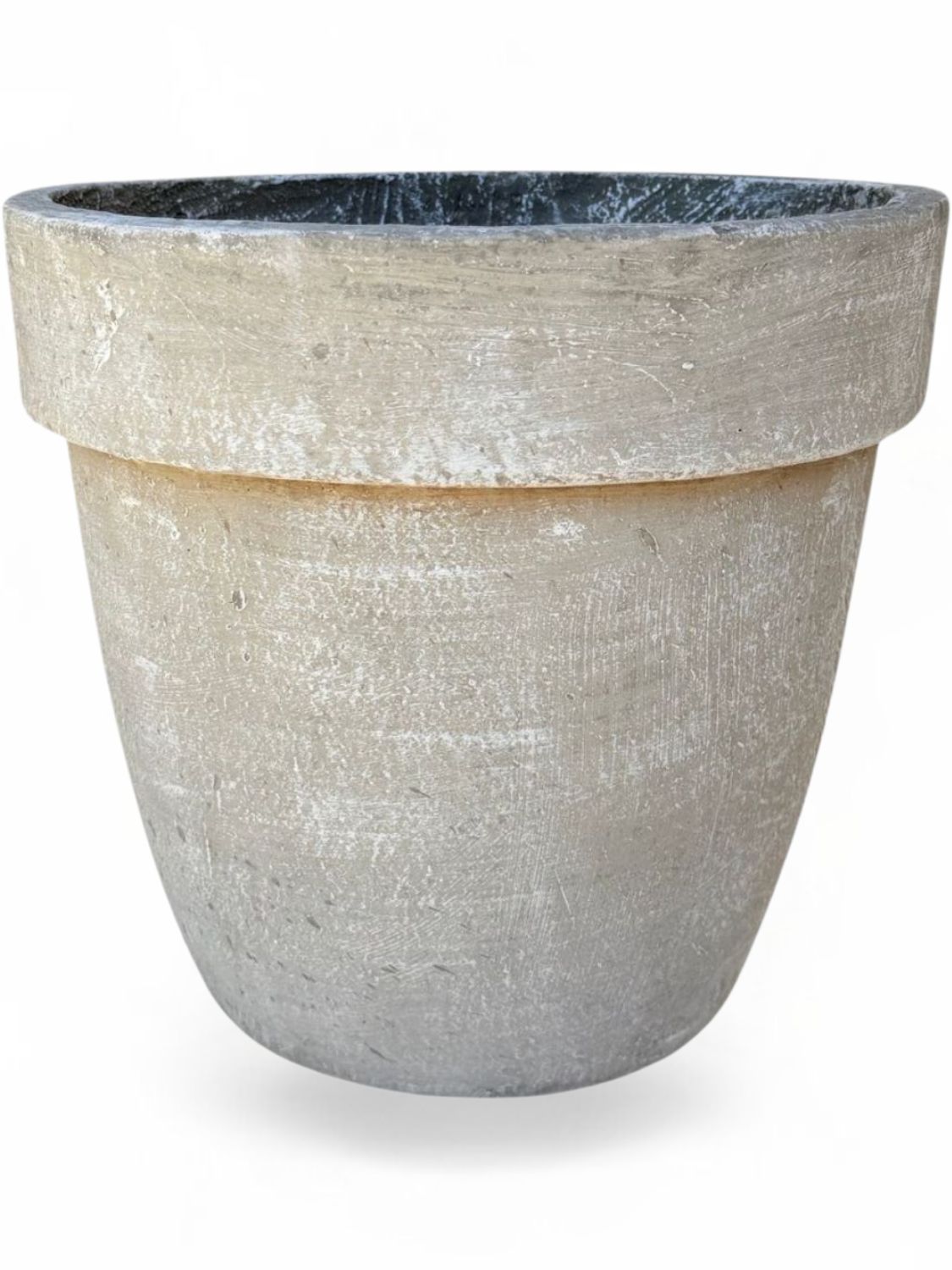 Lollipop Planter Large Whitewash Finish - H350mm x W390mm - 14kg