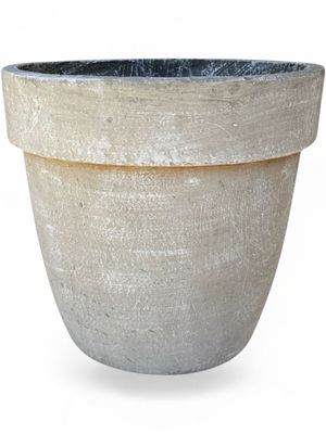 Lollipop Planter Large Whitewash Finish - H350mm x W390mm - 14kg