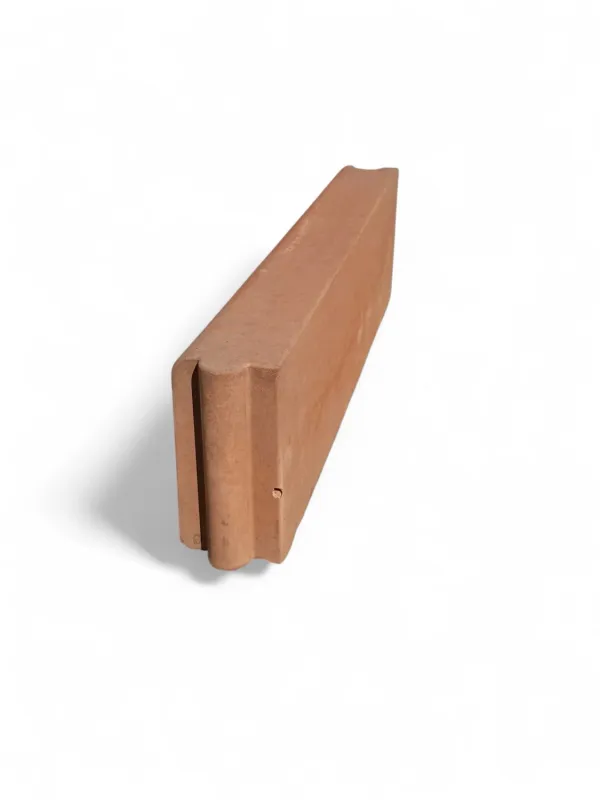 Interlocking Garden Edging Golden Tan - L500mm - H150mm - W80mm 12kg
