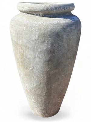 Ansie Vase Whitewash Finish - H980mm x W600mm - 45kg