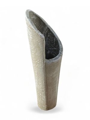 Valery Vase Mini Whitewash Finish - H440mm
