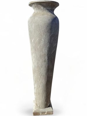 Nadia Vase Extra Large Whitewash Finish - H1900mm x W400mm - 70kg