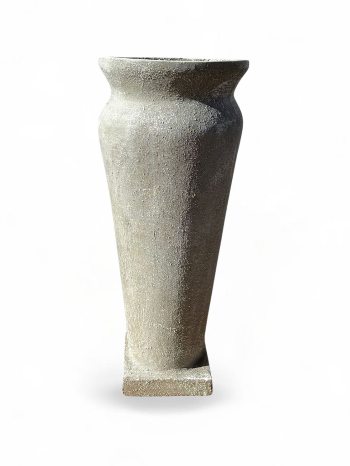 Nadia Vase Medium Whitewash Finish - H1010mm x W400mm - 32kg