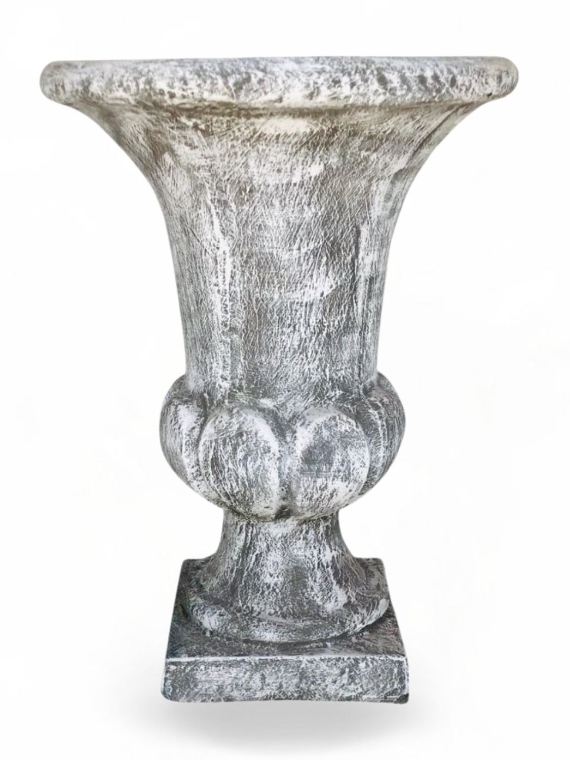 Joshua Urn Medium Whitewash Finish - H905mm x W670mm - 55kg