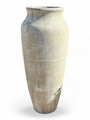 Monaco Jar Large Whitewash Finish - H900mm - 33kg