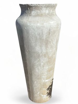 Monaco Jar X-Large Whitewash Finish - H1100mm - 60kg