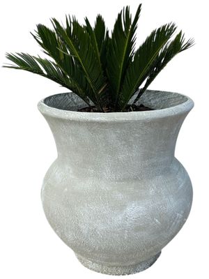 Moné Jar Whitewash Finish - H600 x W570mm - 32kg