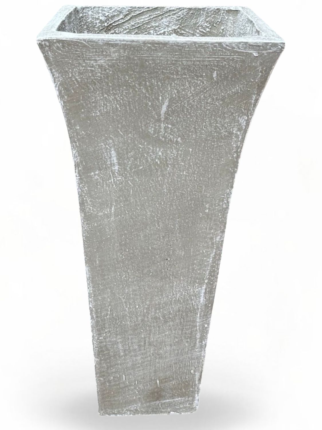 Lorraine Pot Large Whitewash Finish - H800mm x W380mm- 27kg
