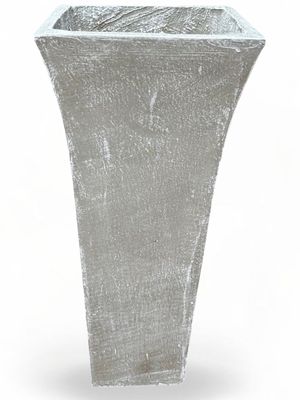 Lorraine Pot Large Whitewash Finish - H800mm x W380mm- 27kg
