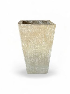 Square Slim Pot Extra Small Whitewash Finish - H360mm-W230mm-Mouth190mm - 10kg
