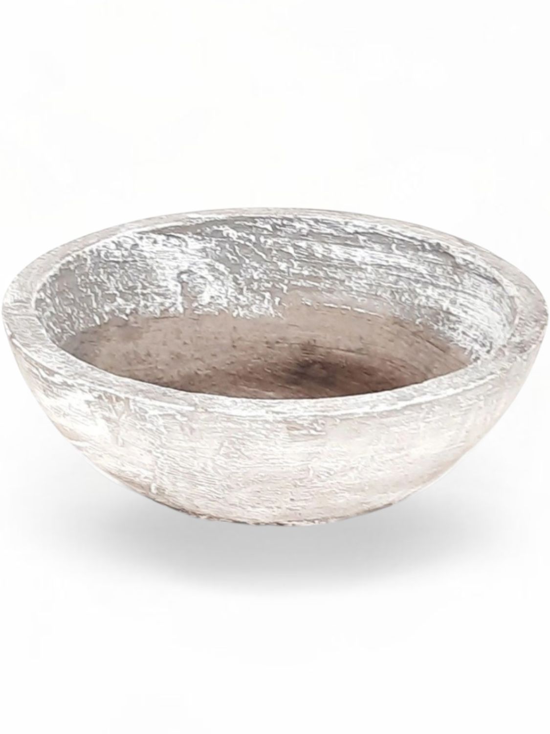 Crassula &amp; Cactus Pot Large Whitewash Finish - H104mm x W440mm -  8 kg
