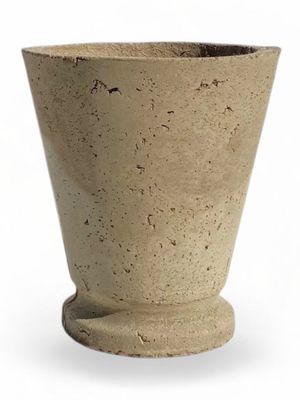 Edden Pot Small Rustic Cement Finish - H250mm x W220mm - 4kg