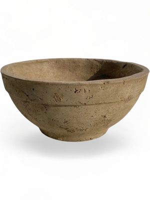 Peace Bowl 2 Large Rustic Cement Finish - H130mm x W300mm - 3kg