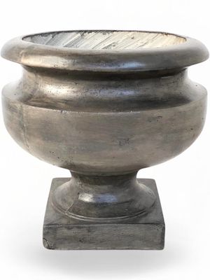 Erika Pot Weathered Grey Finish - H410mm x W420mm - 20kg