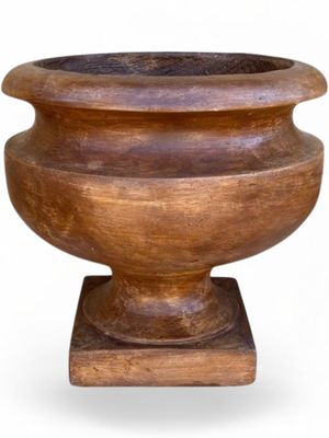 Erika Pot Brown Clay Finish - H410mm x W420mm - 20kg