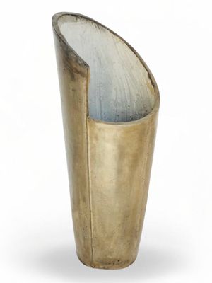 Valery Vase Large Weathered Brown Finish - H930mm - 22kg