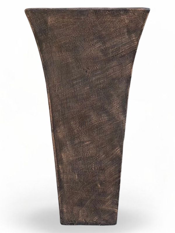 Lorraine Pot Large Mecca Brown Finish - H800mm - 27kg