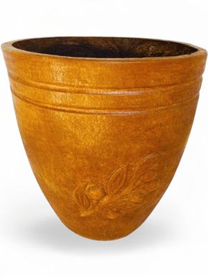 Olive Pot Large Honeyclay Finish - H460mm - 20kg