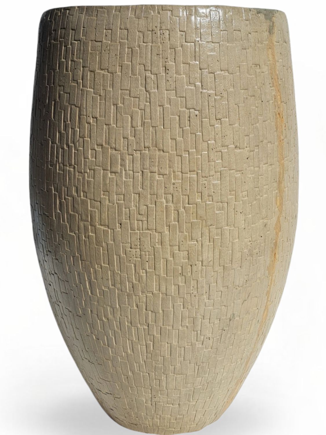 Demeter Pot Large Cement Seal Finish - H620mm x W340mm - 16kg