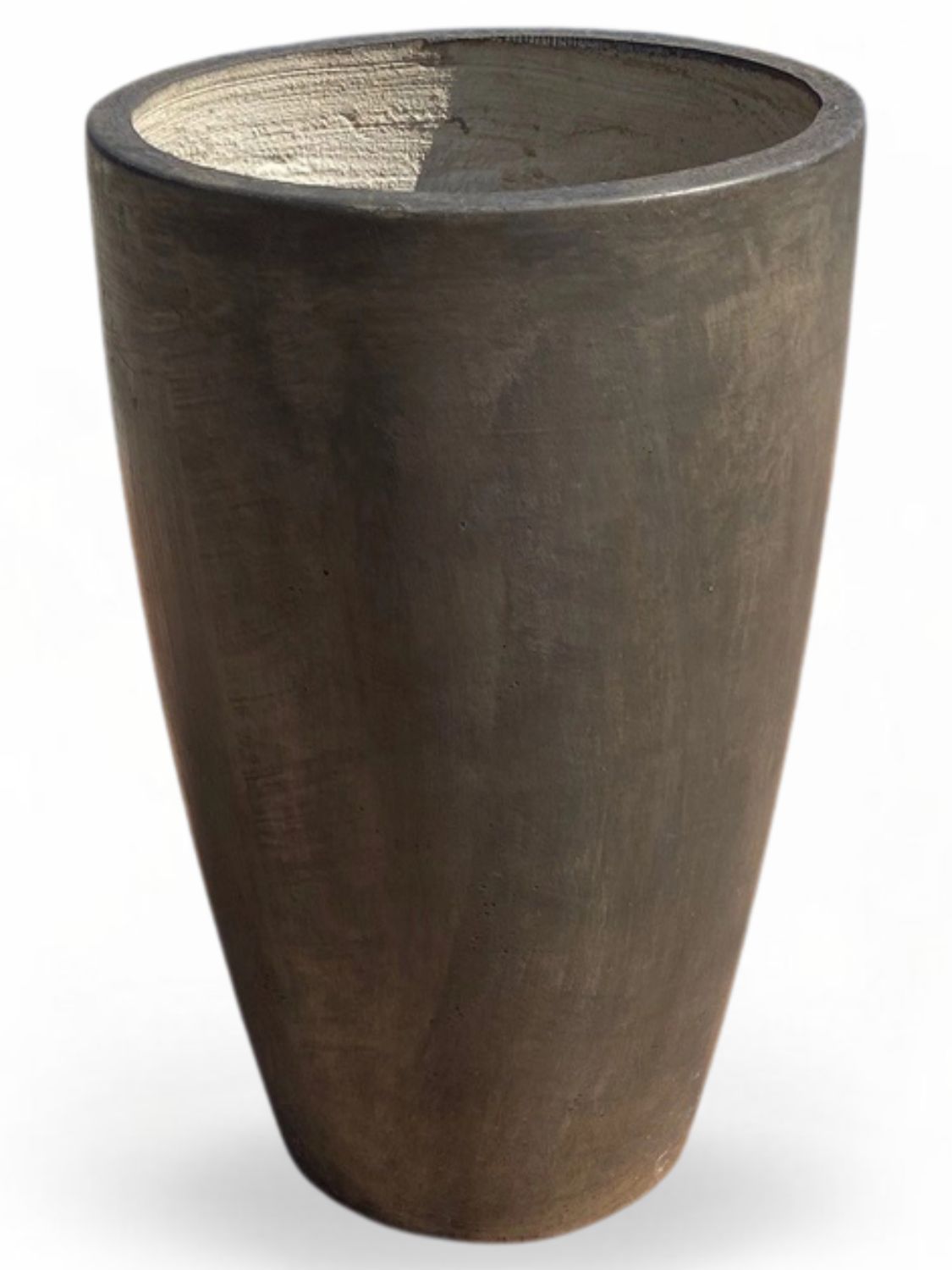 Lechuza Planter Large Weathered Grey Finish - H760mm x W475mm - 28Kg