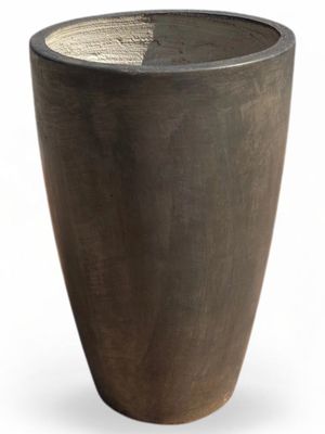 Lechuza Planter Large Weathered Grey Finish - H760mm x W475mm - 28Kg