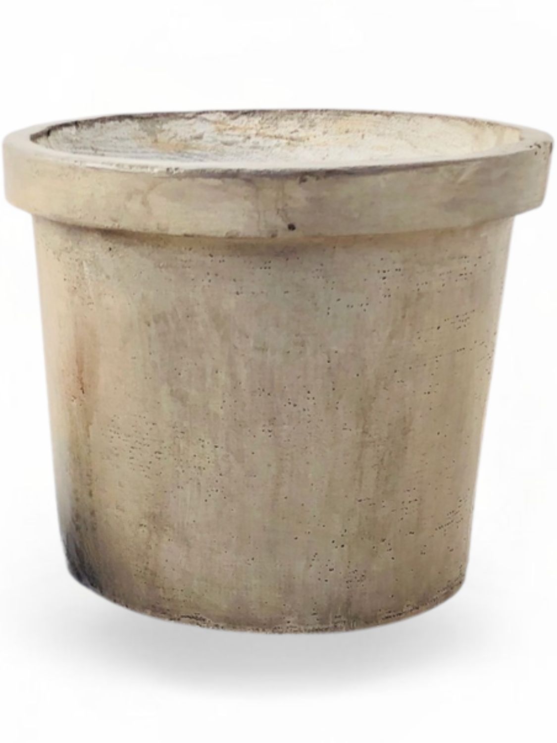 Concrete Planter Pot Large Weathered Finish - H330mm x W390mm -13kg